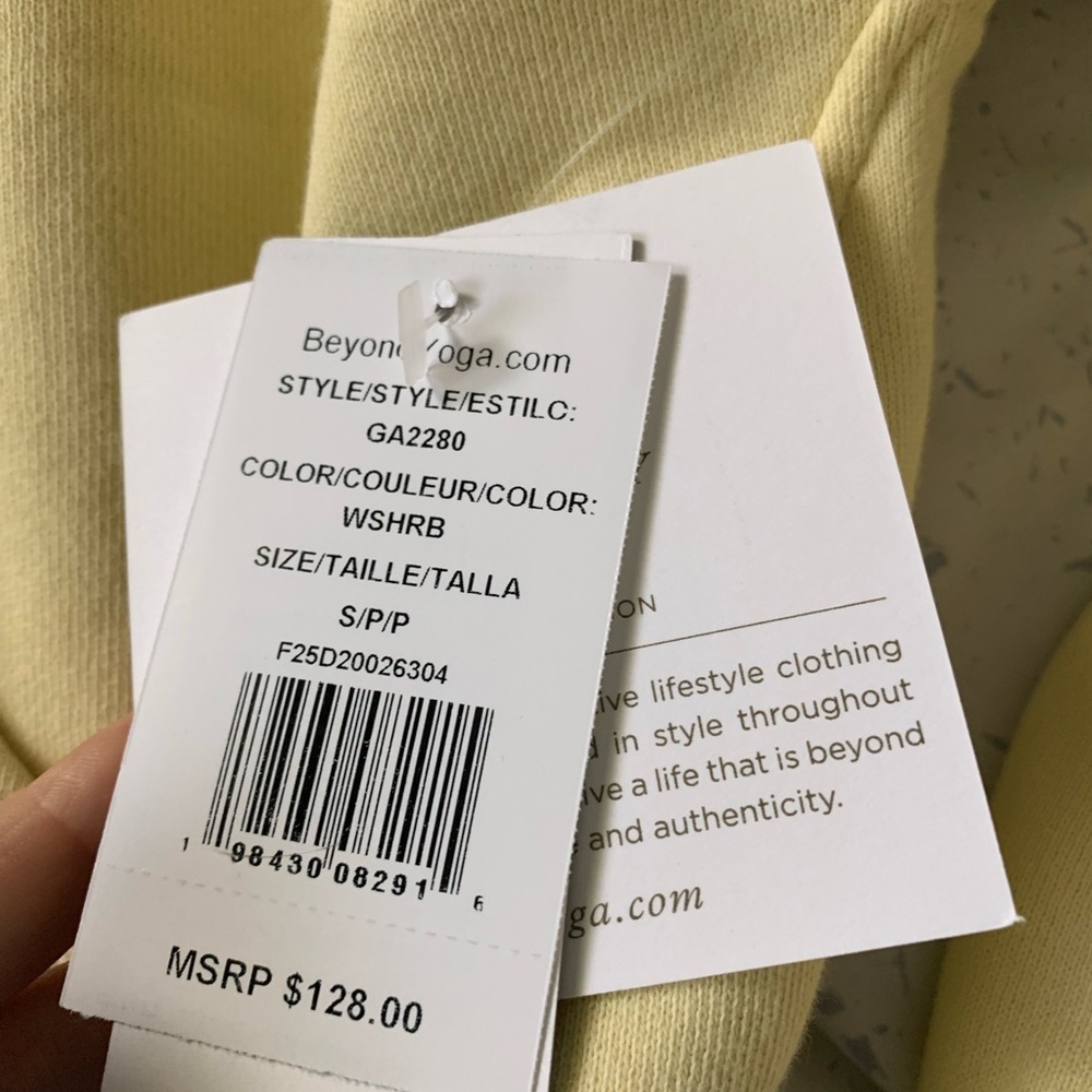 NWT Beyond Yoga Cali Full Zip Hoodie Jacket Size small - Picture 8 of 8